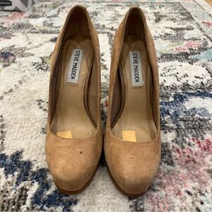 Steve Madden Tan Suede Women's Pumps Size 7